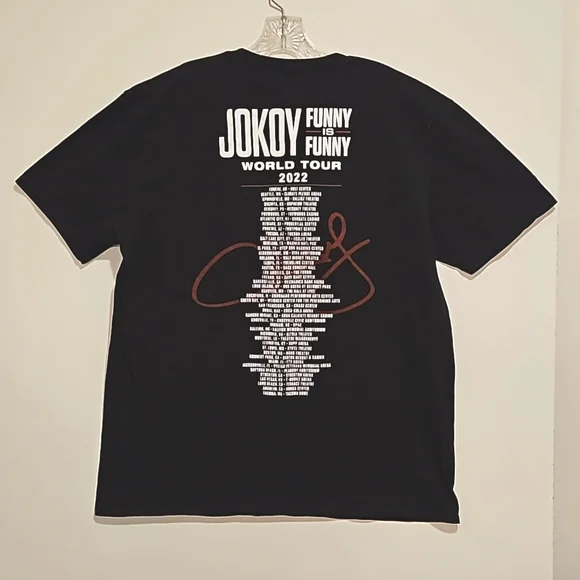 JO KOY 'Funny is Funny' World Tour 2022 short sleeve graphic concert tour tee XL - Picture 2 of 8
